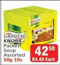 KitKat Cash and Carry Knorr Packet Soup Assorted offer