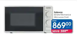 Clicks Safeway 20-Litre Mechanical Microwave Oven offer