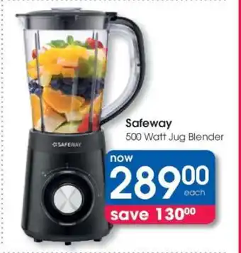 Clicks Safeway 500 Watt Jug Blender offer