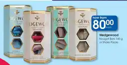 Clicks Wedgewood Nougat Bars 100 g or Share Packs offer