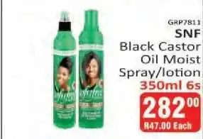 KitKat Cash and Carry SNF Black Castor Oil Moist Spray/lotion offer