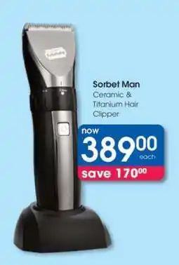 Clicks Sorbet Man offer