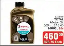 KitKat Cash and Carry TOTAL Motor Oil offer