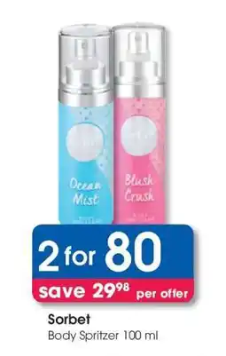 Clicks Sorbet offer