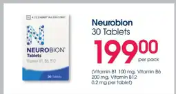 Clicks Neurobion 30 Tablets offer