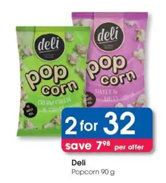 Clicks Deli Popcorn 90 g offer