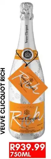 Prestons Veuve clicquot rich offer