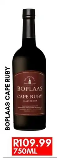 Prestons Boplaas cape ruby offer