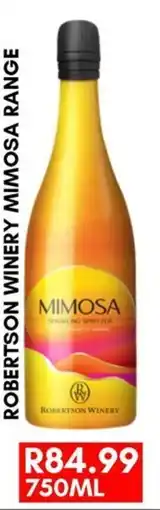 Prestons Robertson winery mimosa range offer
