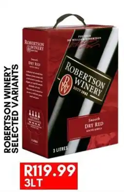 Prestons Robertson Winery offer