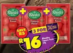 Shoprite Rhodes Tomato Paste offer