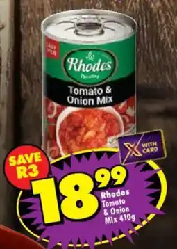 Shoprite Rhodes Tomato & Onion Mix offer