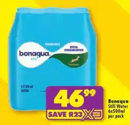 Shoprite Bonaqua Still Water offer