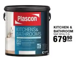 Build It Plascon Kitchens & Bathrooms Matt White offer