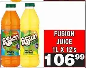 Advance Cash n Carry FUSION JUICE 1L X 12's offer