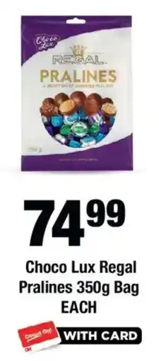 OK Foods Choco Lux Regal Pralines offer
