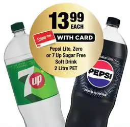 OK Foods Pepsi Lite, Zero or 7 Up Sugar Free Soft Drink offer
