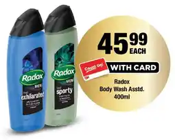 OK Foods Radox Body Wash offer