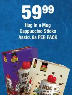 OK Foods Hug in a Mug Cappuccino Sticks offer