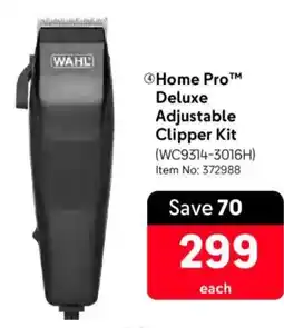 Makro Wahl Home Pro Deluxe Adjustable Clipper Kit offer