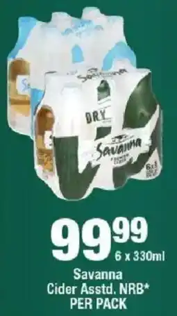 OK Liquor Savanna Cider NRB offer