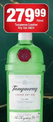OK Liquor Tanqueray London Dry Gin offer