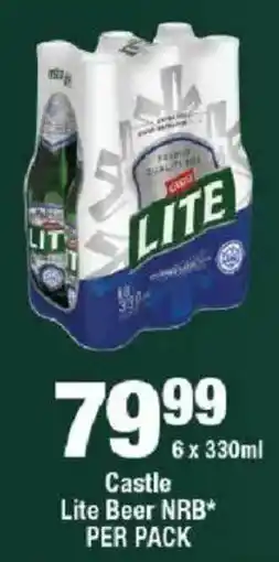 OK Liquor Castle Lite Beer NRB offer