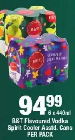 OK Liquor B&T Flavoured Vodka Spirit Cooler Cans offer