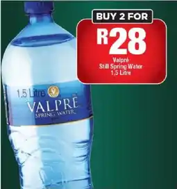 OK Liquor Valpré Still Spring Water offer