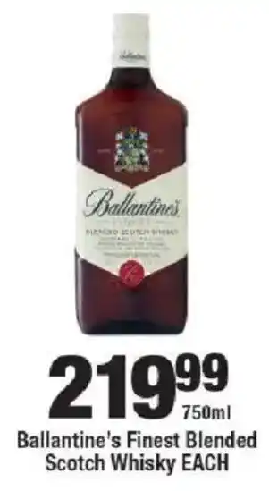 OK Liquor Ballantine's Finest Blended Scotch Whisky offer
