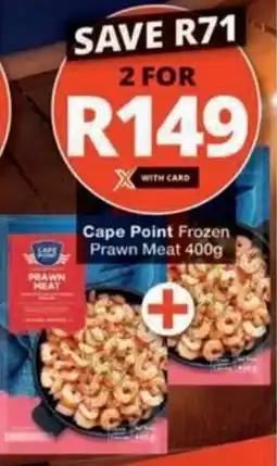 Checkers Hyper Cape Point Frozen Prawn Meat offer
