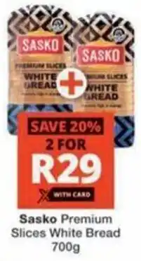 Checkers Hyper Sasko Premium Slices White Bread offer