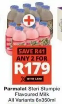 Checkers Hyper Parmalat Steri Stumpie Flavoured Milk All Variants offer