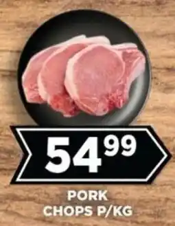 Goal Supermarket Pork chops offer