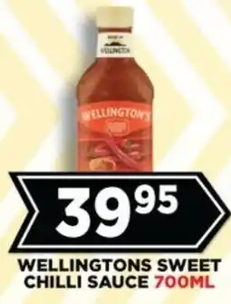Goal Supermarket Wellingtons sweet chilli sauce offer