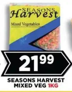 Goal Supermarket Seasons Harvest Mixed Vegetables offer