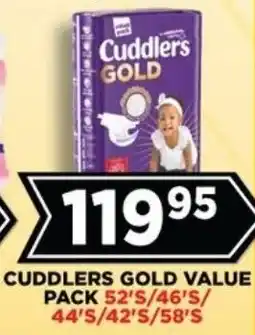 Goal Supermarket Cuddlers gold value pack offer