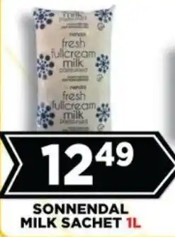 Goal Supermarket Sonnendal milk sachet offer