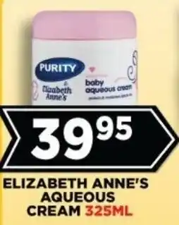 Goal Supermarket Elizabeth anne's aqueous cream offer