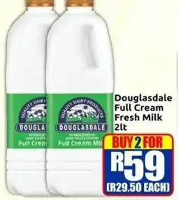 Three Star Cash and Carry Douglasdale Full Cream Fresh Milk offer