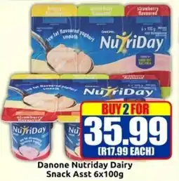 Three Star Cash and Carry Danone Nutriday Dairy Snack offer