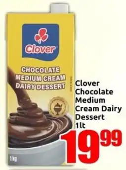 Three Star Cash and Carry Clover Chocolate Medium Cream Dairy Dessert offer