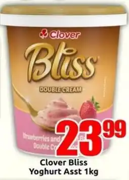 Three Star Cash and Carry Clover Bliss Yoghurt offer