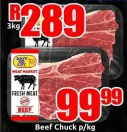 Three Star Cash and Carry Beef Chuck offer