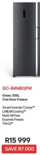Kloppers LG One Door Freezer offer