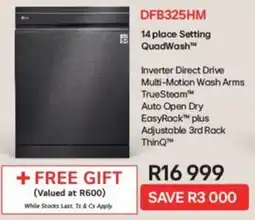 Kloppers LG 14 place Setting QuadWash offer