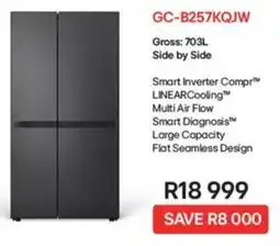 Kloppers LG Side by Side Fridge Freezer offer
