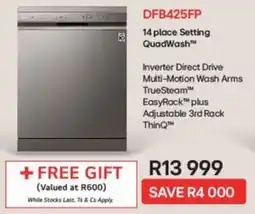 Kloppers LG 14 place Setting QuadWash offer