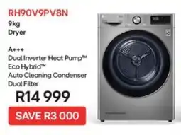 Kloppers LG Dual Inverter Heat Pump Dryer offer