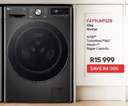 Kloppers LG Washer offer